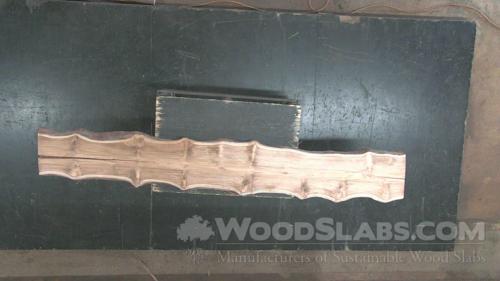 Latin Teak Wood Slab #F50-6Y6-231T