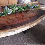 Artistic and Modern Live-Edge Wood Slab Tables